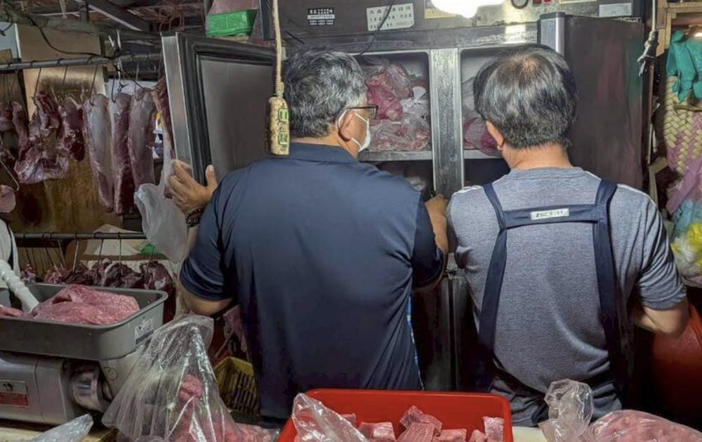 鳳山區驚傳老鼠上攤咬肉。（圖／高雄市衛生局）