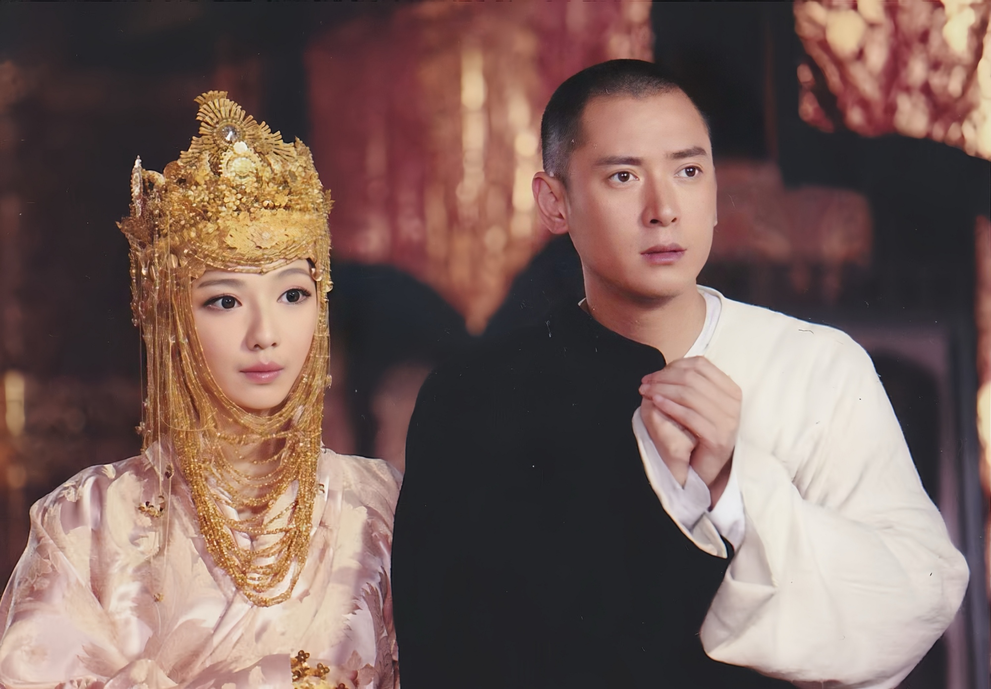 王寶兒（左）曾在《天龍八部》演出「夢姑」銀川公主。（圖／星之國際娛樂 提供）