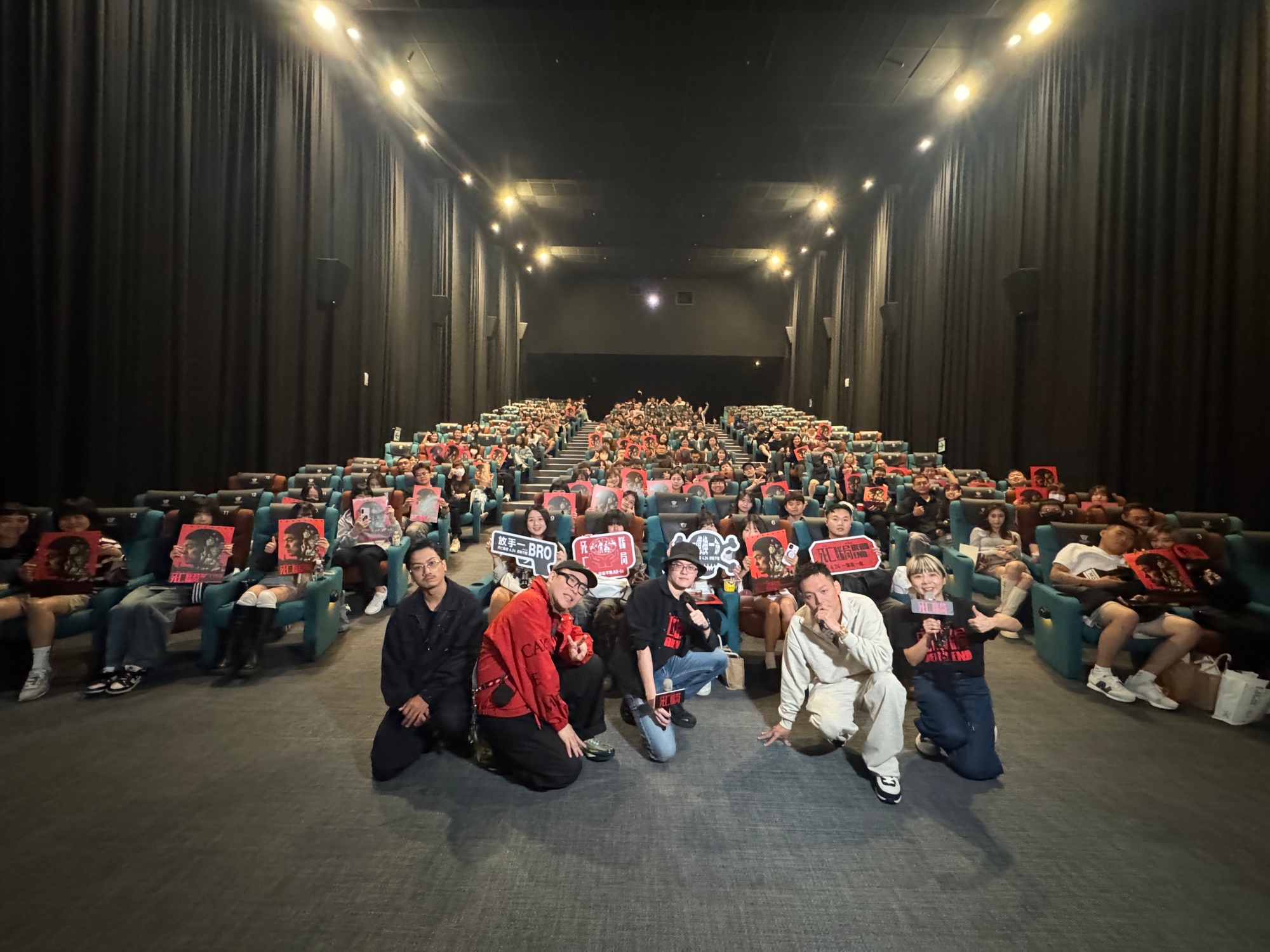 春風為了《死亡賭局》勤跑映後活動。（圖／英傑哆影業提供）