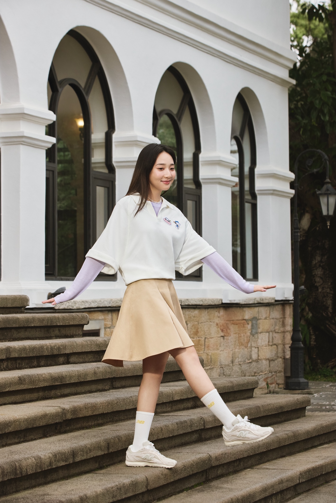 李沐為運動品牌New Balance演繹穿搭。（圖／New Balance提供）