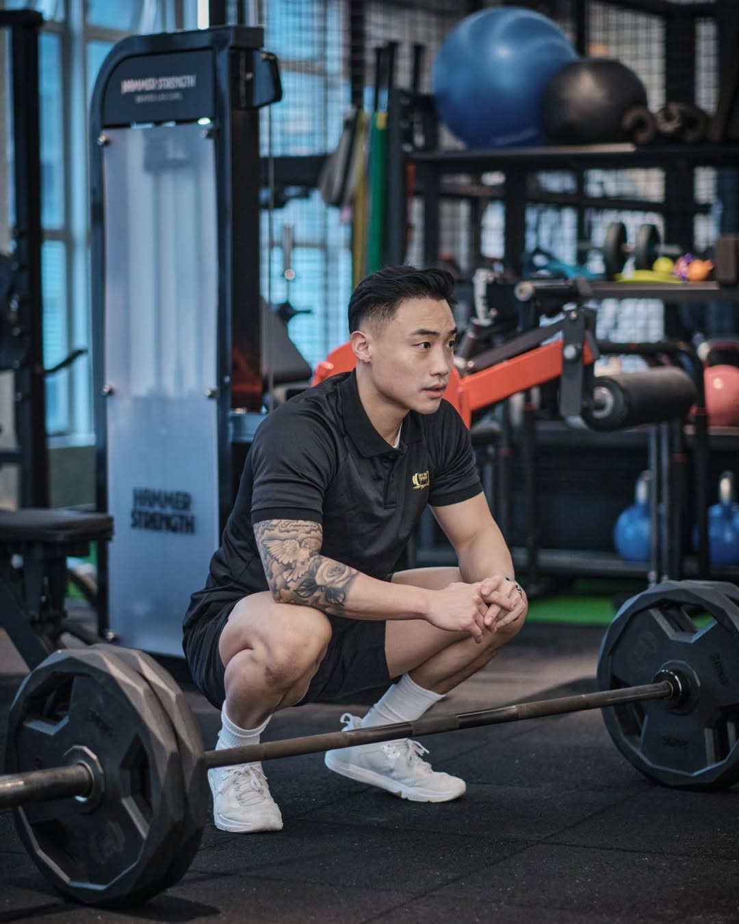 阿嬌的老公是健身教練Elvis。（圖／翻攝自elvischunyinlam IG）