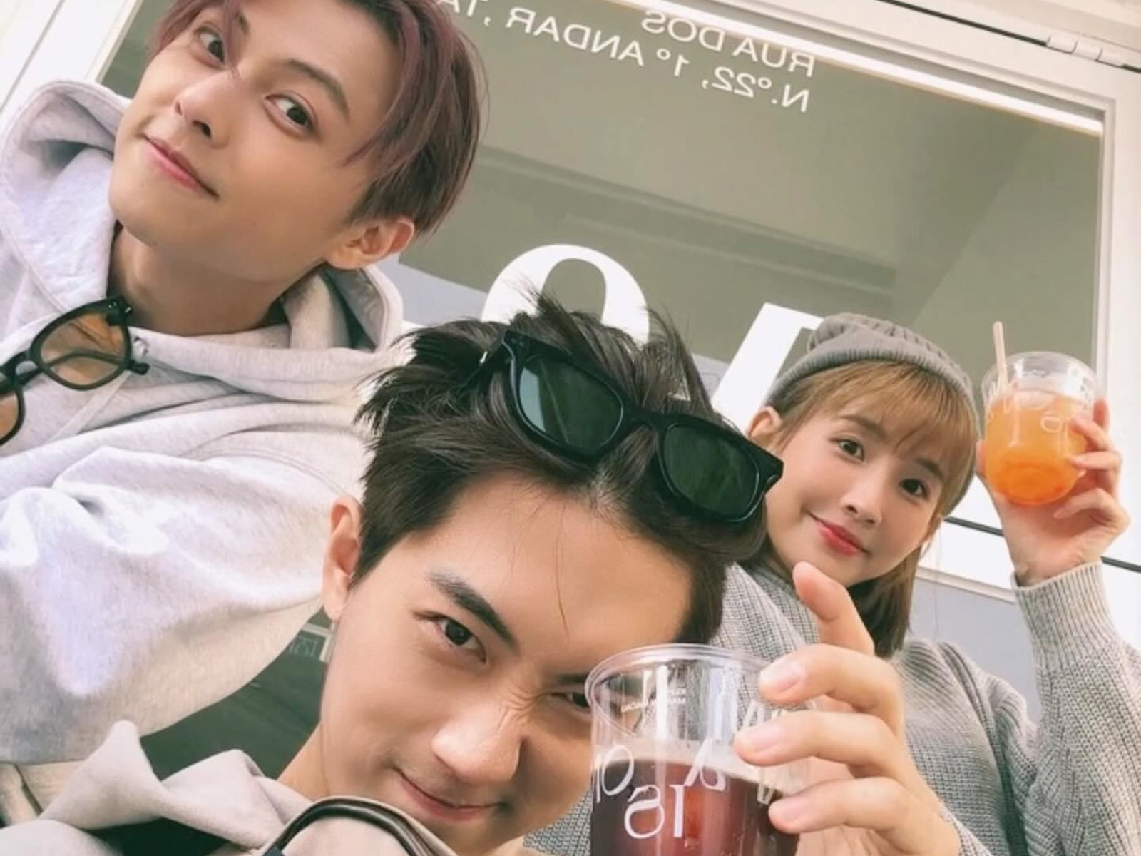 王子（左起）、范姜彥豐、粿粿關係破裂。（圖／翻攝范姜彥豐臉書）