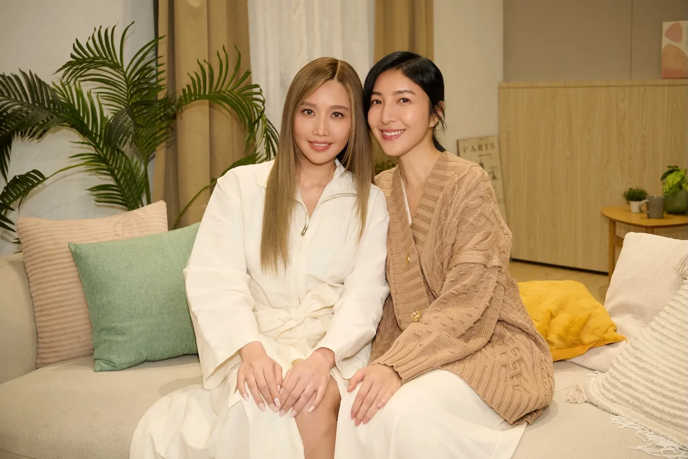 楊謹華在戲中詮釋走出陰霾的從容眼神，更讓現場對戲的A-Lin直呼名不虛傳。（圖／索尼音樂提供）