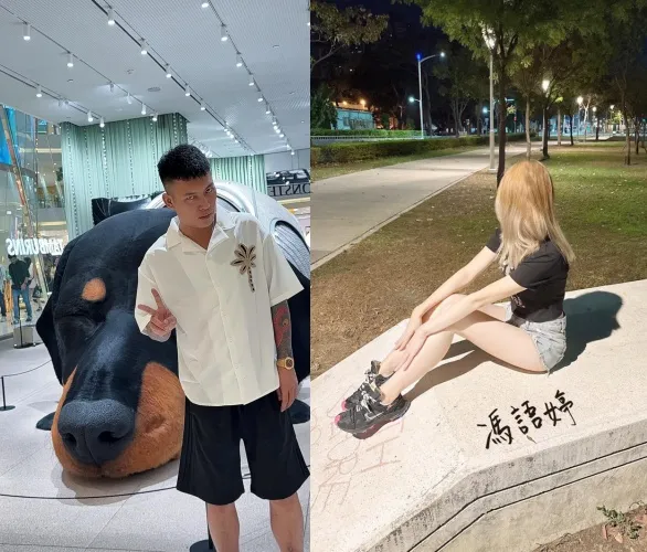 鳳梨提告馮語婷勝訴，並揪出對方的真實身分。（圖／翻攝自馮語婷、鳳梨 吳泓逸臉書）