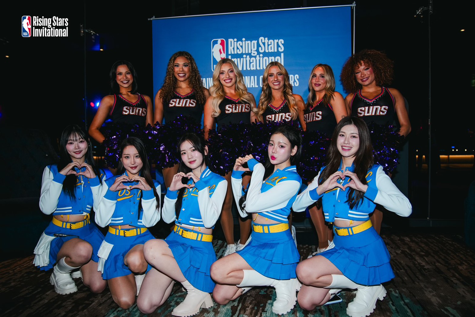 《宇宙啦啦隊》成員將登上「 NBA未來之星邀請賽」舞台。(圖/緯來電視網提供)