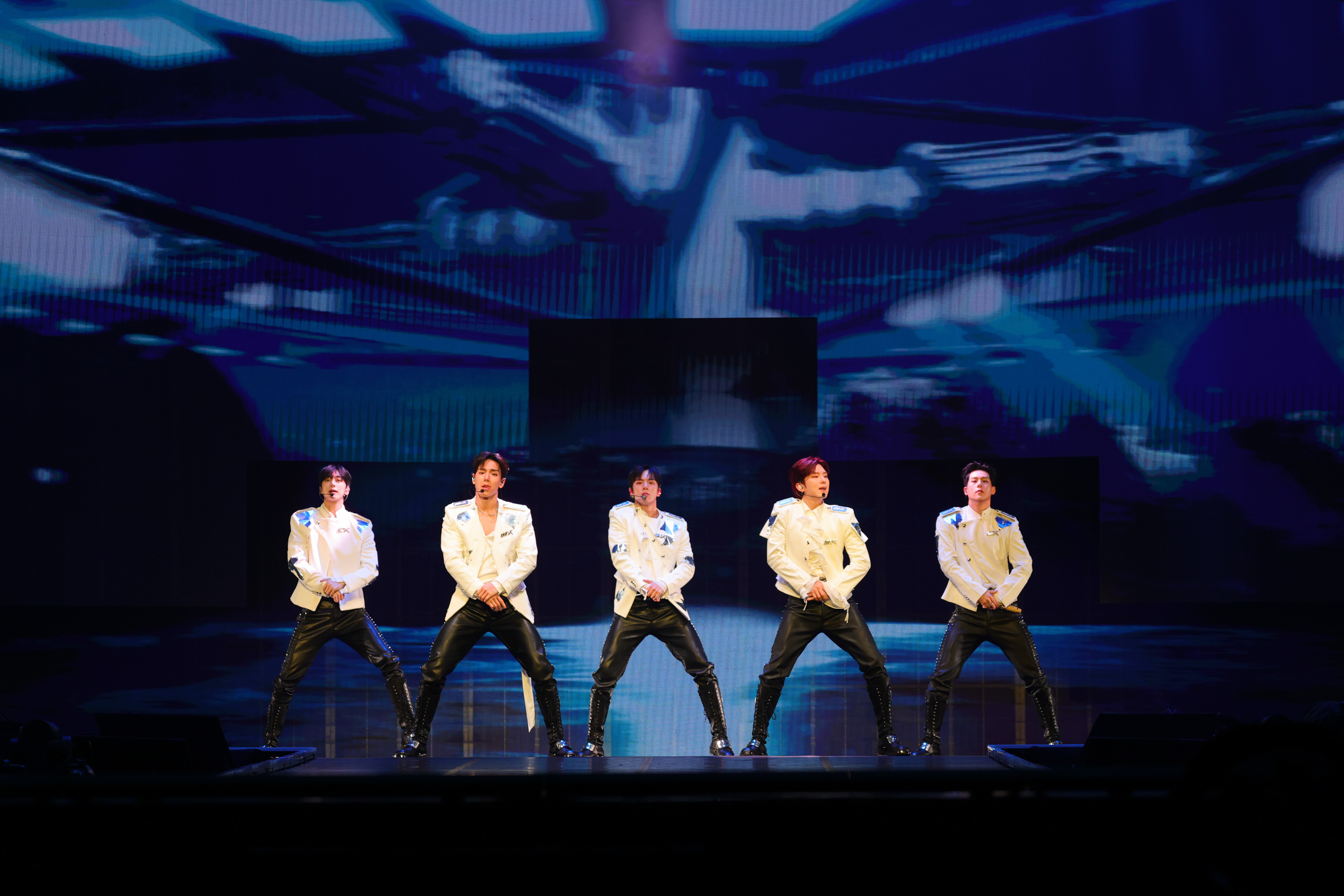 MONSTA X來台開唱，掀起全場尖叫聲。（圖／光尚娛樂提供）