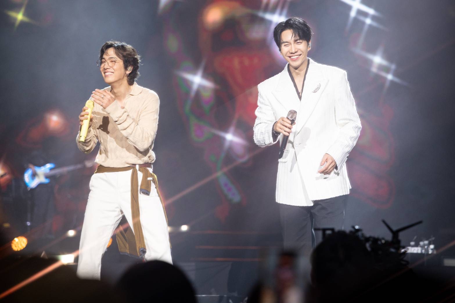 李洪基、李昇基高雄合體開唱!「奇基」同台鬥嘴互虧黑化、測試翻譯老師引爆全場笑聲。(圖/SYL TW提供)