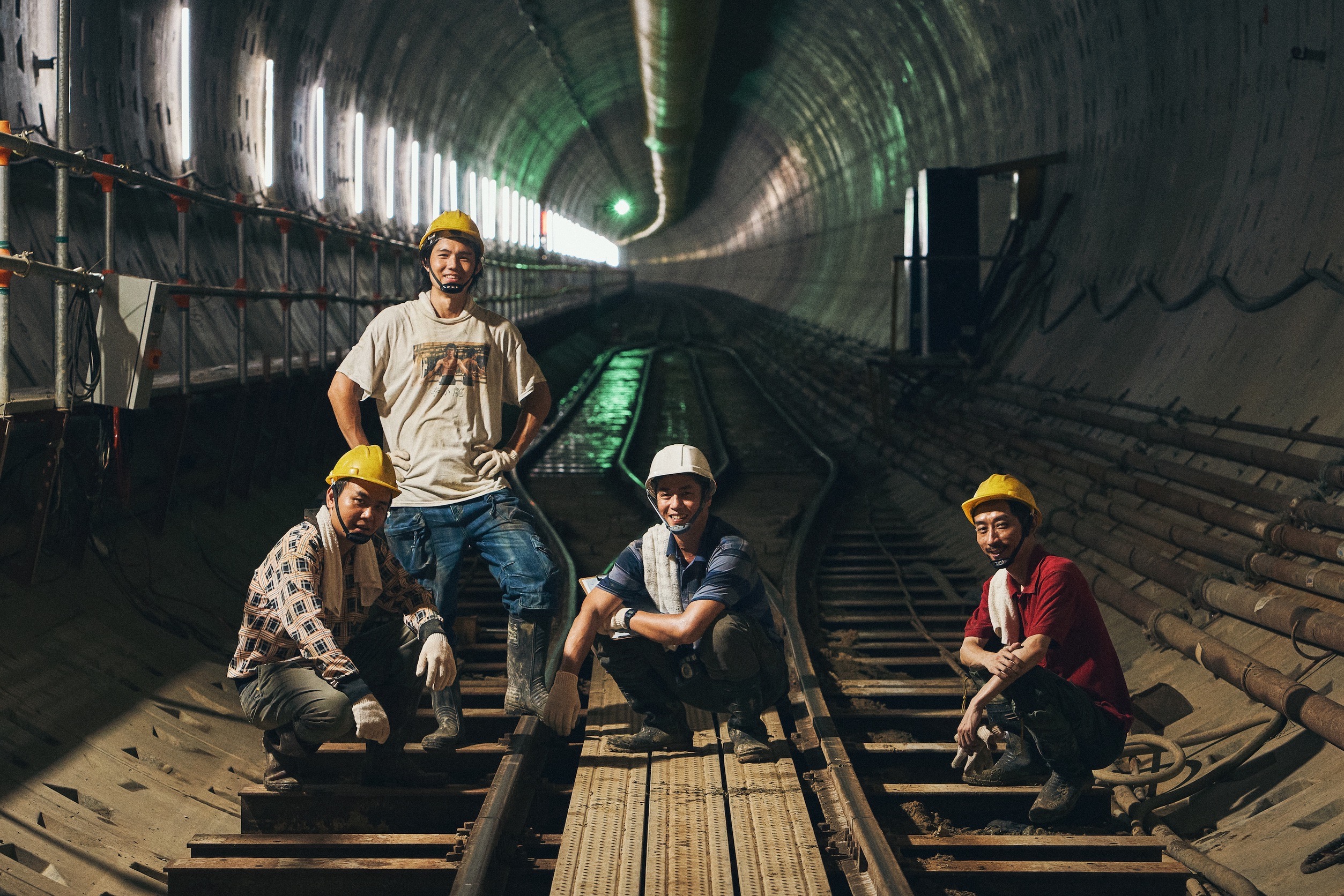 莊凱勛、楊大正、陳竹昇、張耀仁主演新戲《都市開基祖》。(圖/Hami Video提供)