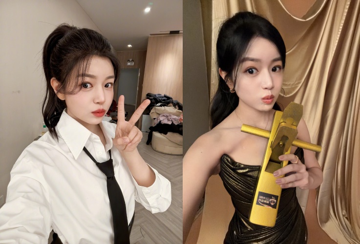 陳妍希曾帶貨直播「優思益」，但品牌被踢爆造假。（圖／翻攝自陳妍希微博）