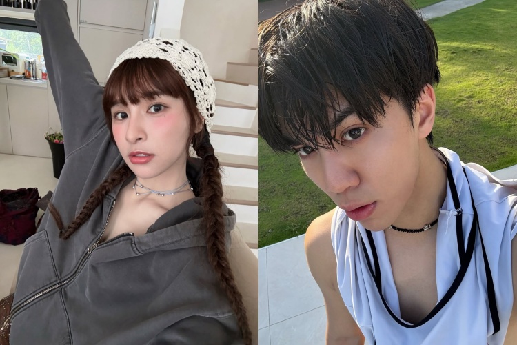 峮峮近日身邊出現護花使者,是AcQUA源少年成員李秉諭。(圖/翻攝自峮峮、李秉諭IG)