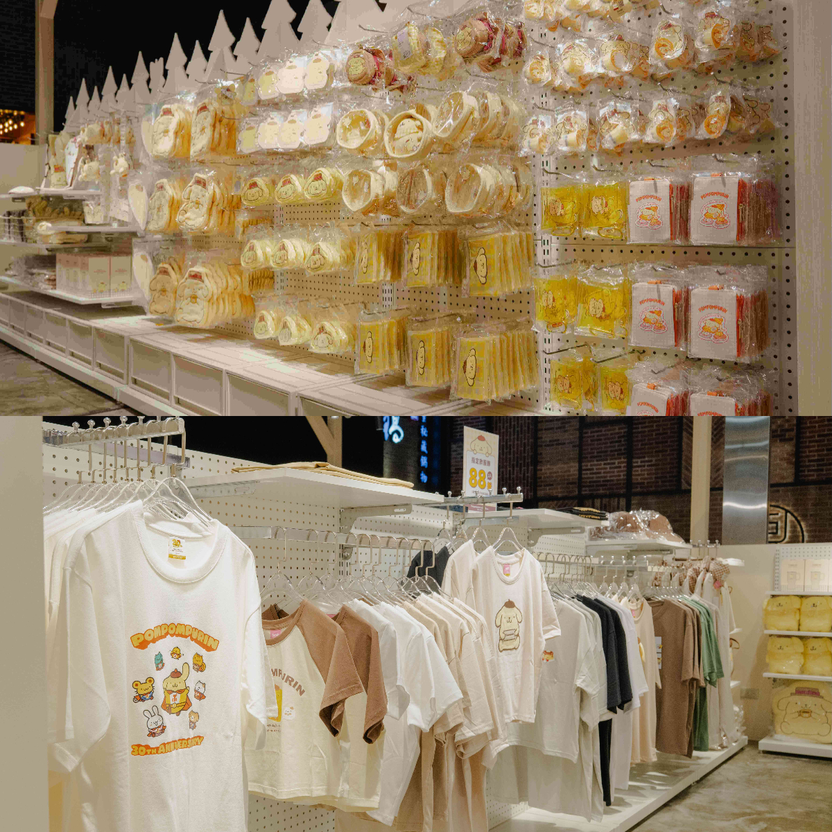 透過多樣化的服飾和生活小物等設計週邊，CACO cafe讓布丁狗專屬療癒力具象化，成為零距離的溫暖陪伴。（圖／加州椰子集團提供）