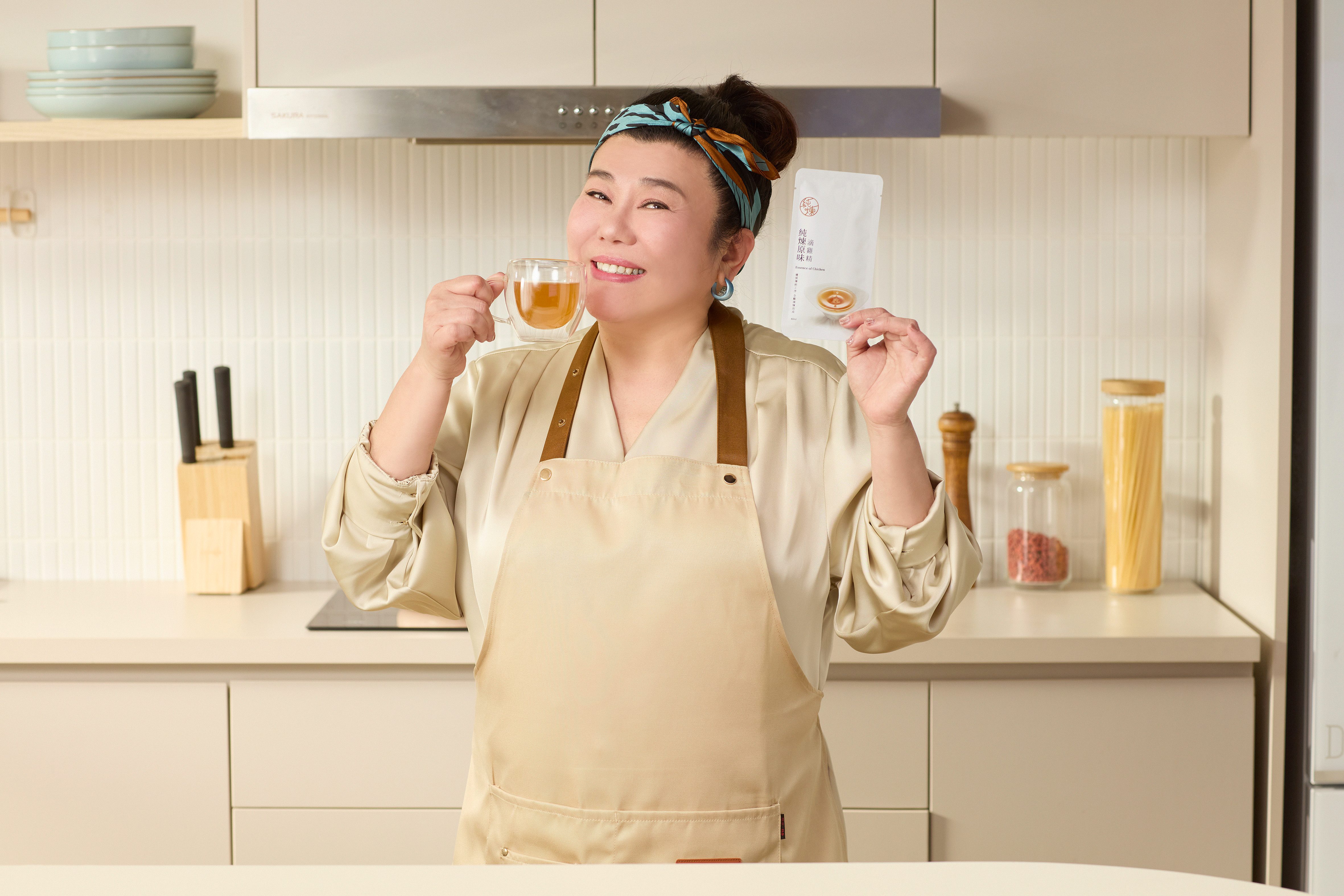 林美秀攜手國內知名補給品牌「純煉」，受邀擔任年度品牌代言人。（圖／純煉滴雞精提供）