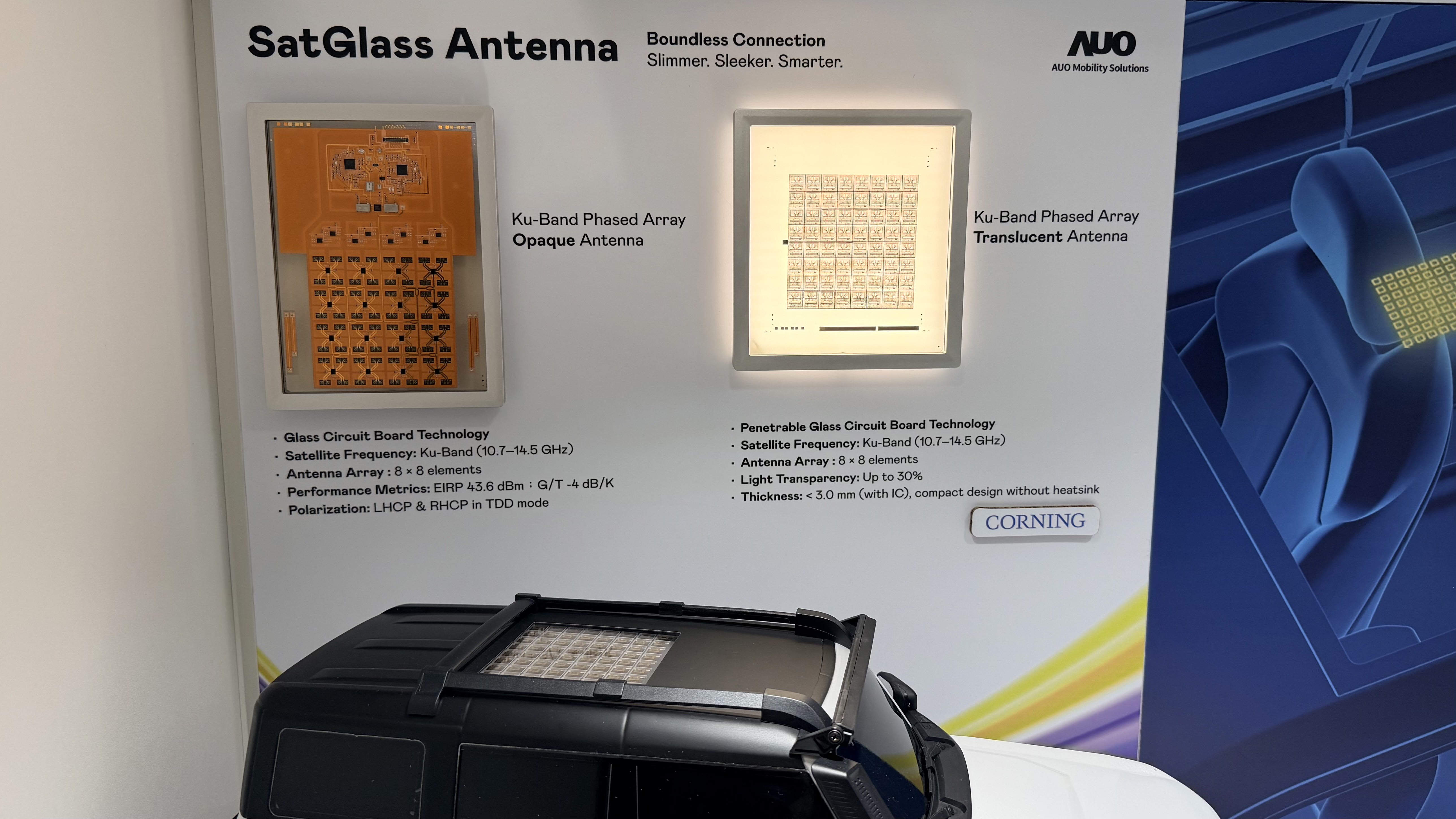 耗時多年研發，友達透明低軌衛星天線首度曝光，目前正處 POC 階段。