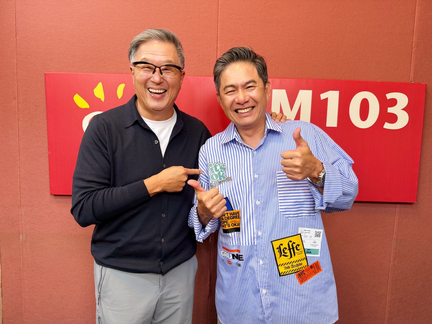 王偉忠在中廣節目《欸！我說到哪裡了？》專訪洪都拉斯。（圖／金星文創提供）