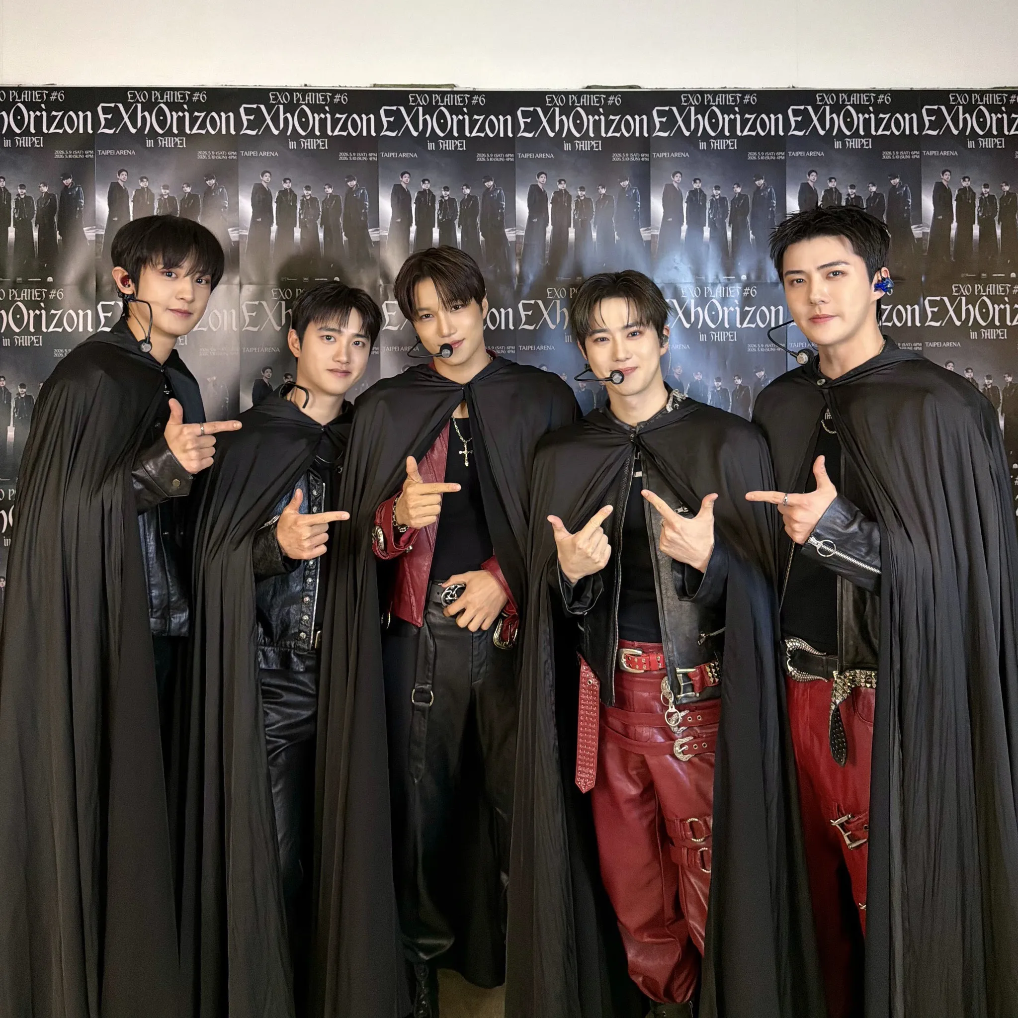 EXO登上小巨蛋開唱。（圖／翻攝自EXO X）