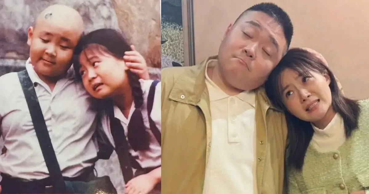 楊小黎郝劭文重現《狗蛋大兵》。（圖／翻攝Instagram）