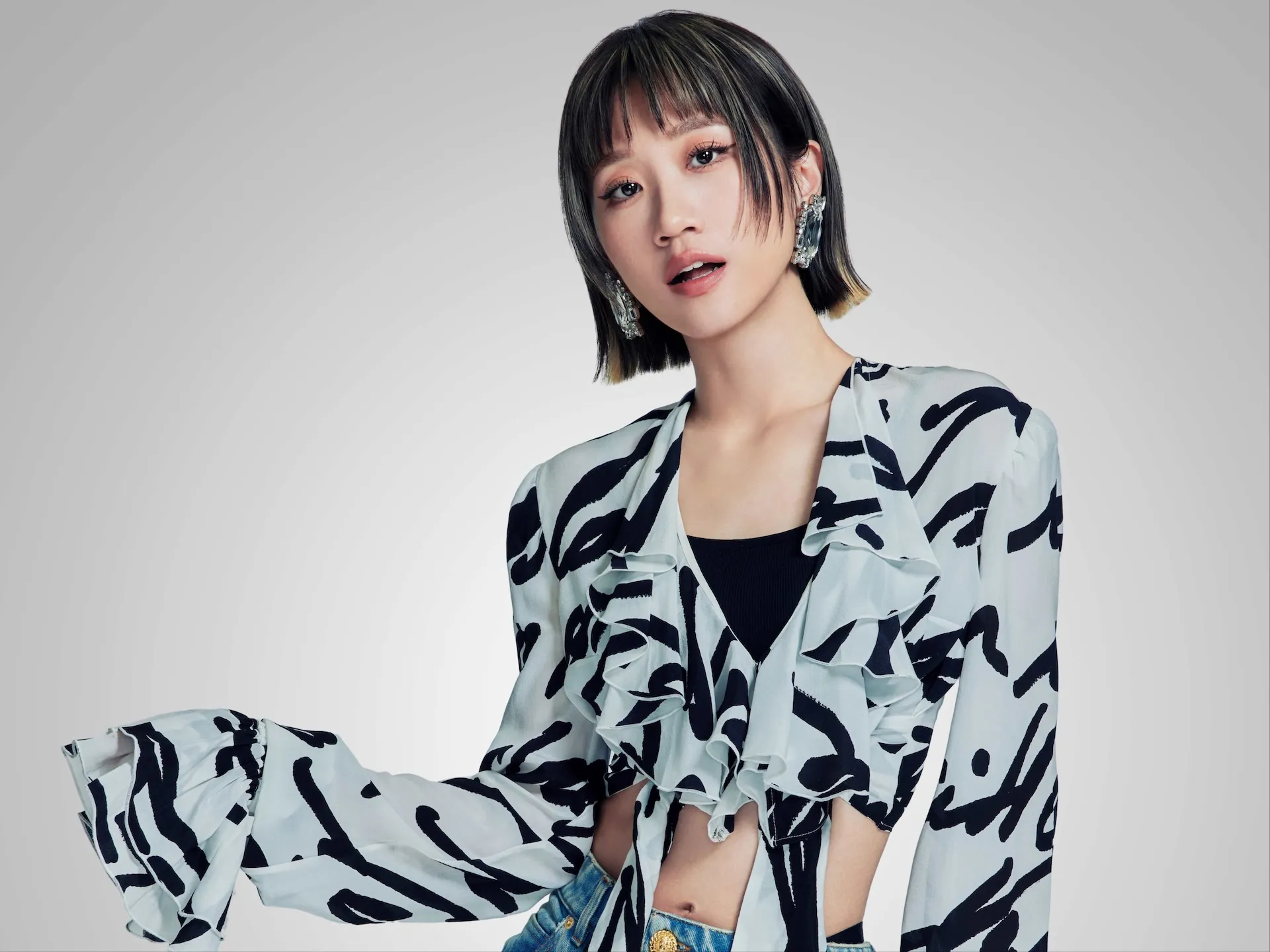 Lulu成為大女孩回娘家。（圖／三立提供）