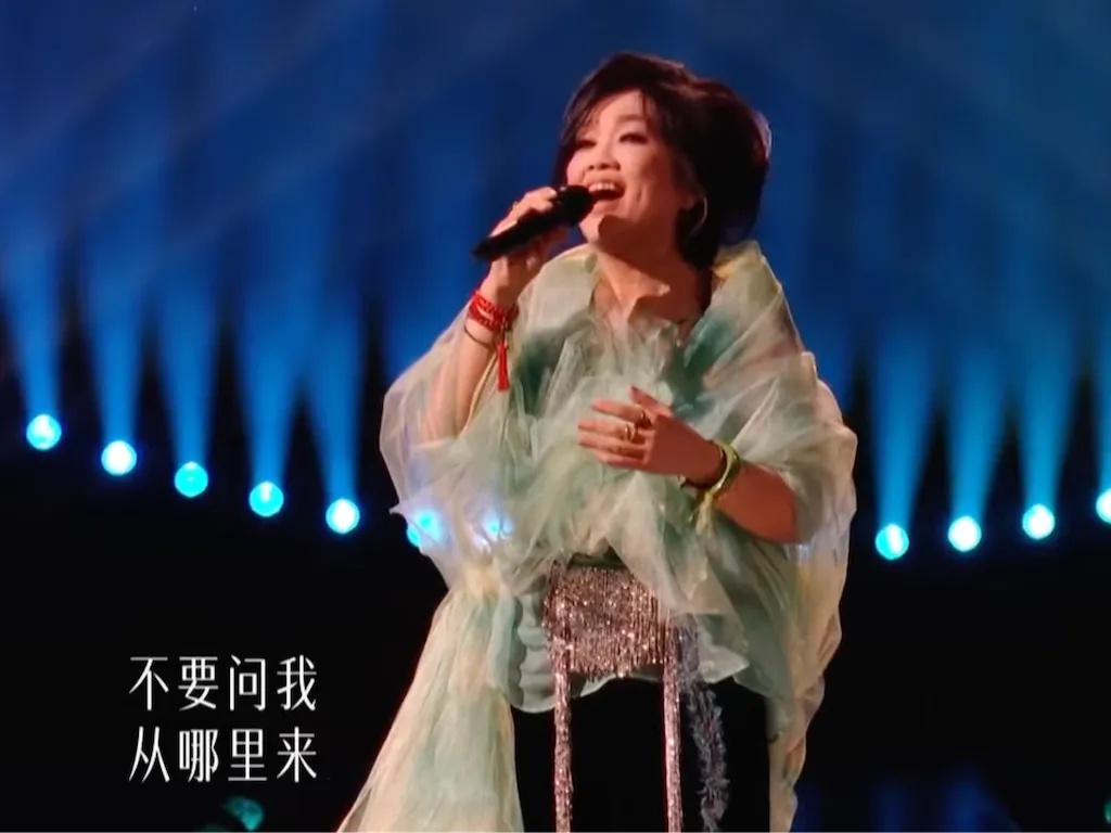 齊豫以〈橄欖樹〉征服聽眾。（圖／翻攝芒果TV熱播綜藝YouTube）