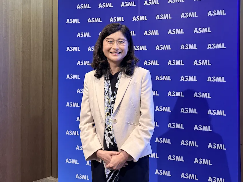 ASML 副總裁暨台灣總經理汪佳慧 25 日透露台灣營運概況。圖／唐子晴攝