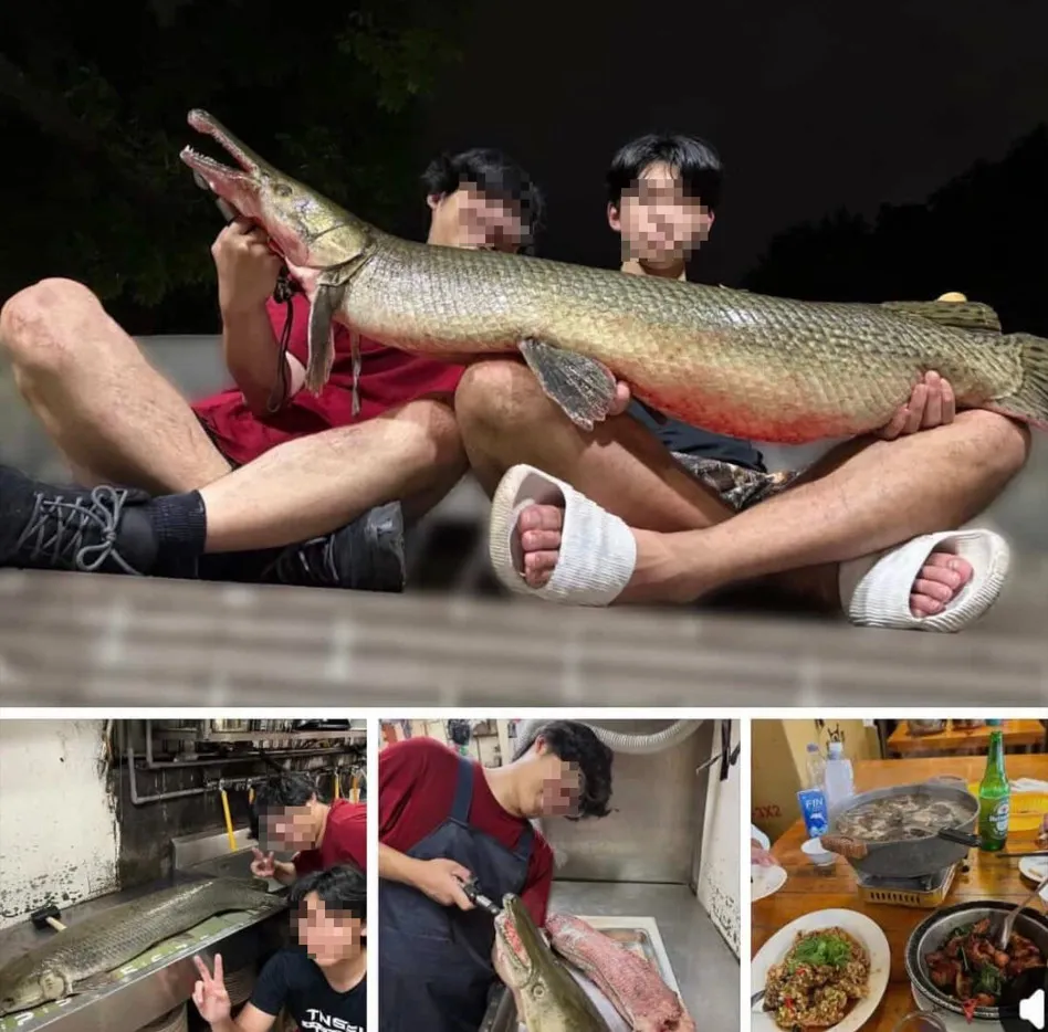 北市公園處將對2名男子開罰。(圖/翻攝自Threads)