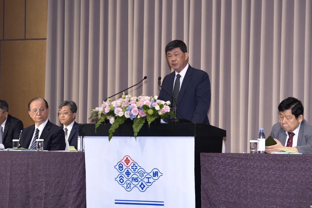 台塑28日舉行股東會，由董事長郭文筆主持。（圖／台塑提供）