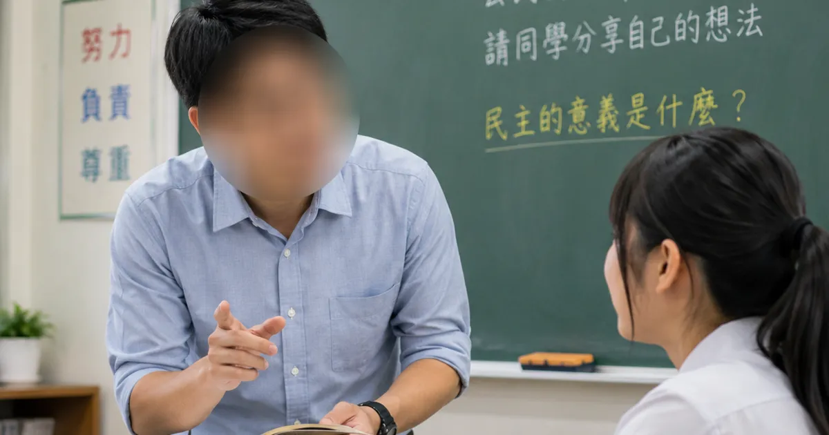 台南狼師偷拍女學生逼交往。(圖/AI生成示意圖)
