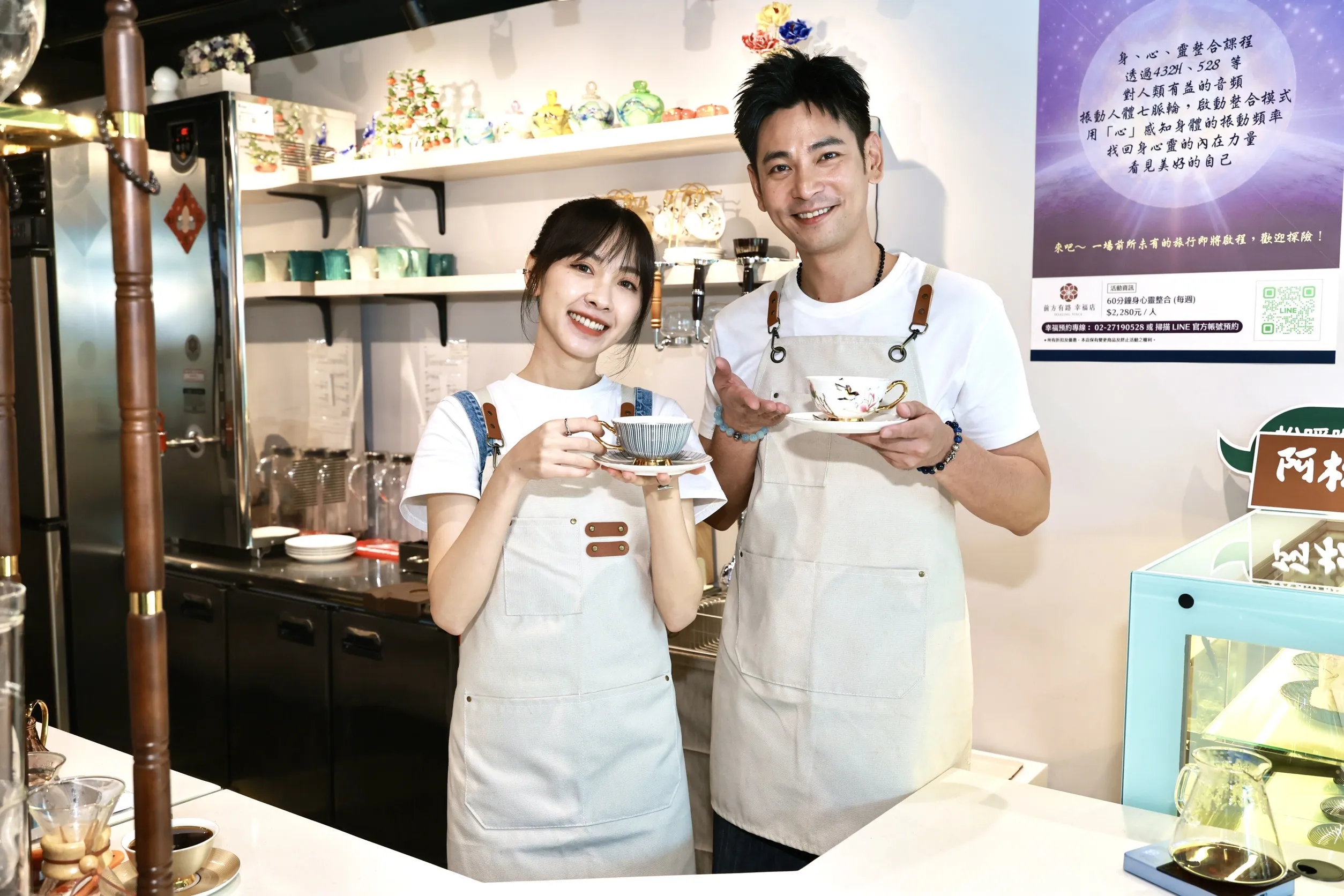 楊子儀、林玟誼在《阿松與阿暖》挑戰「叔姪戀」。(圖/民視提供)