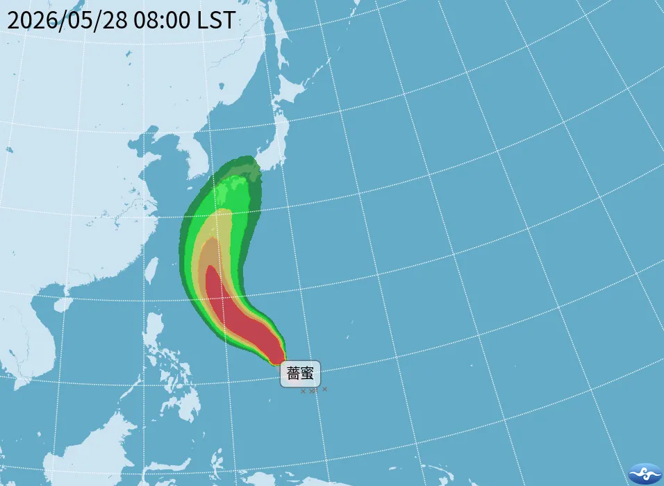 薔蜜颱風生成！影響台灣時間、路徑一次看。（圖／氣象署官網）