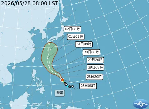 薔蜜颱風生成！影響台灣時間、路徑一次看。（圖／氣象署官網）