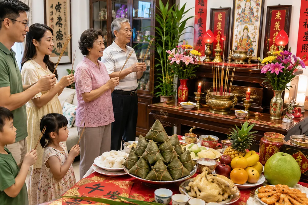 今年端午節國曆日期為6月19日。（圖／AI生成示意圖）