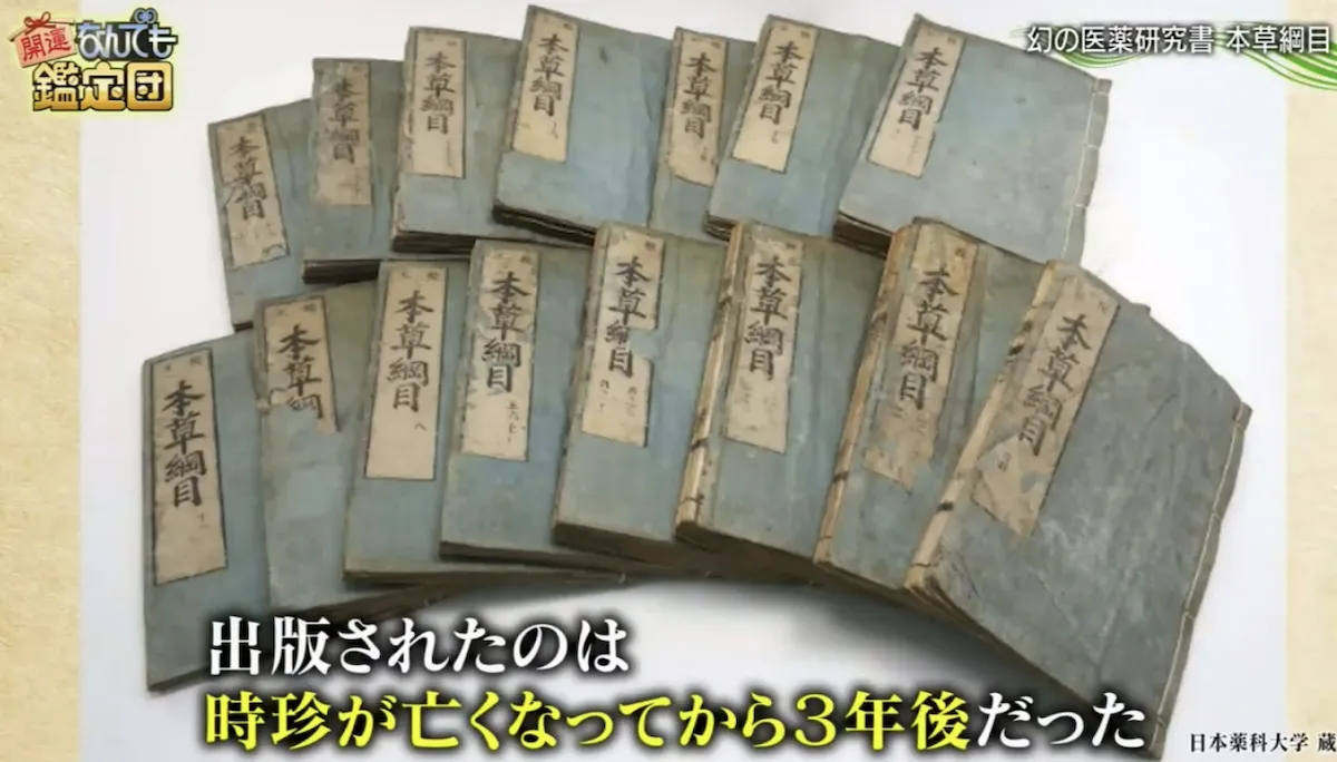 400年前《本草綱目》現身開運鑑定團。（圖／翻攝YouTube）