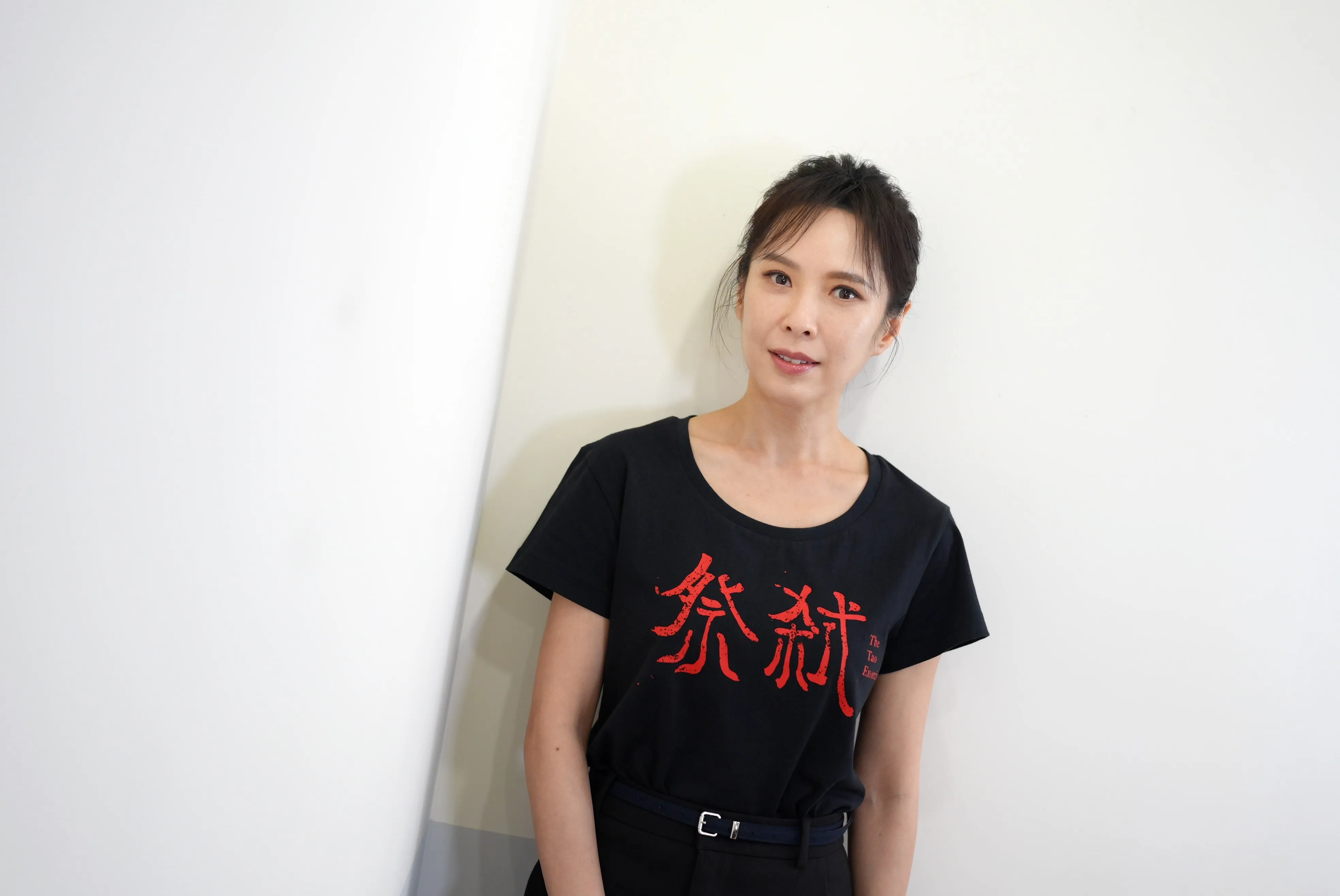 天心難得挑戰恐怖片。（圖／記者陳明中攝）