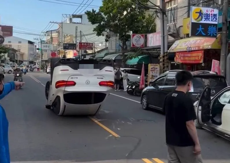 嘉義大林6日發生一起車禍。（圖／警方提供）