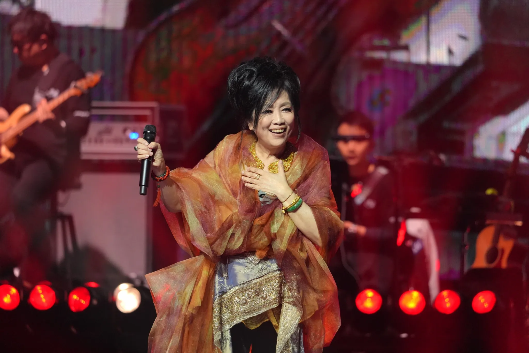 齊豫演唱許多金曲。（圖／記者陳明中攝）
