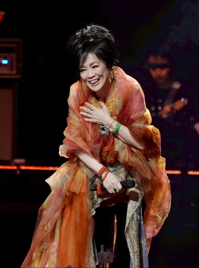 齊豫演唱會都不換衣服。（圖／記者陳明中攝）