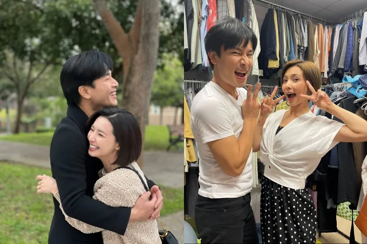 吳婉君與傅子純曾在八點檔《愛的榮耀》組CP。（圖／翻攝自吳婉君 Cocco Wu臉書）