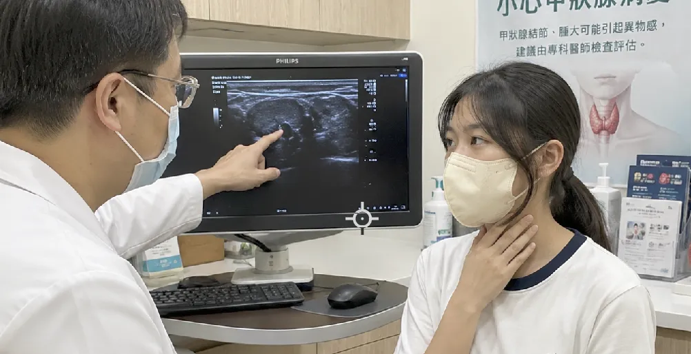 16歲少女「脖子卡卡」。(圖/AI生成製圖)