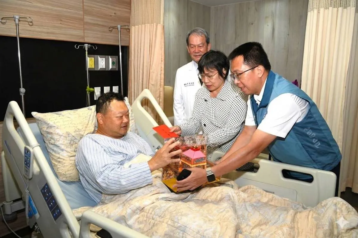 彰化埔鹽分駐所陳姓所長遭毒駕輾斷雙腿。(圖/彰化縣警察局提供)