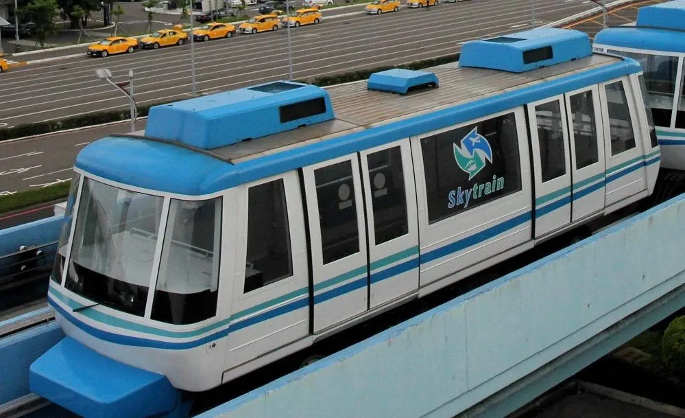 桃園機場航廈電車宣布停止營運。（圖／翻攝自桃園機場官網）