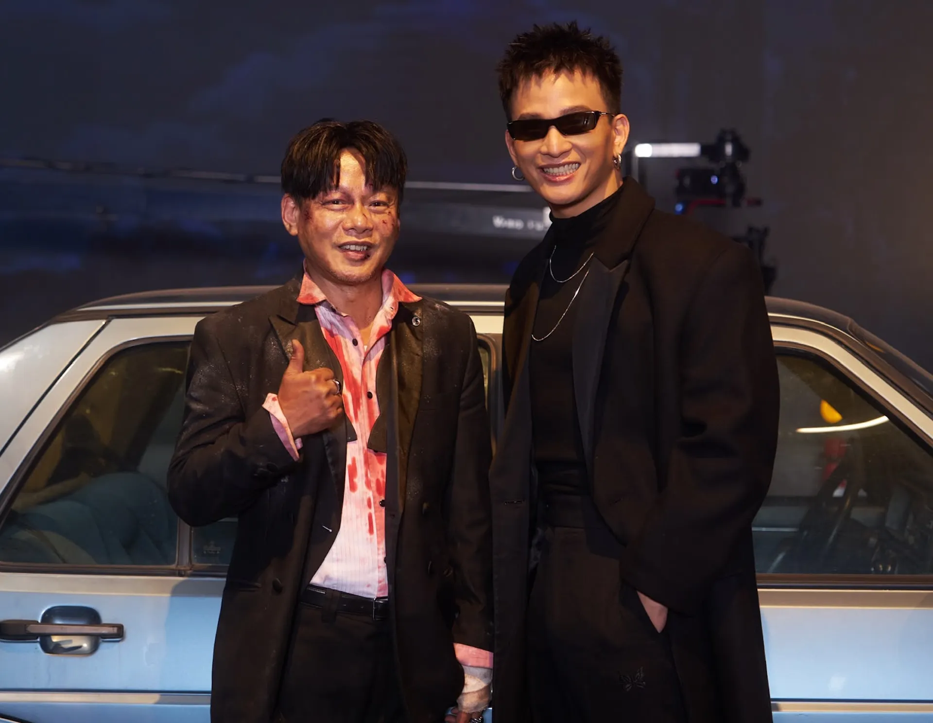 黃奇斌(右)很喜歡李康生演技。(圖/大可文武有限公司提供)