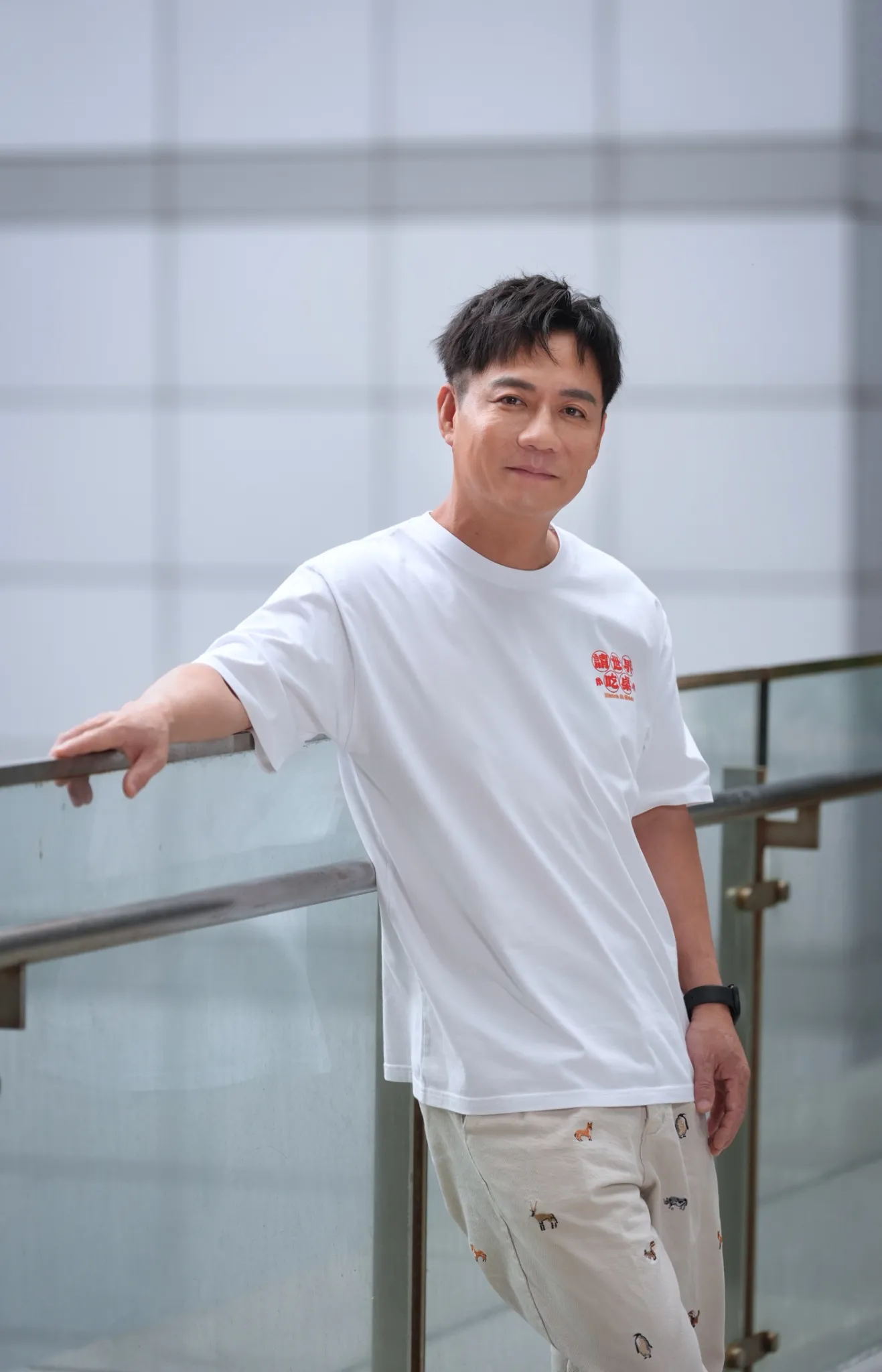 陳隨意感性向老婆謝宜君及媽媽告白，感謝家人在自己酗酒、暴瘦期間的包容與不離不棄，照三餐準備飯菜陪伴他度過痛苦的戒斷期。（圖／記者陳明中攝）