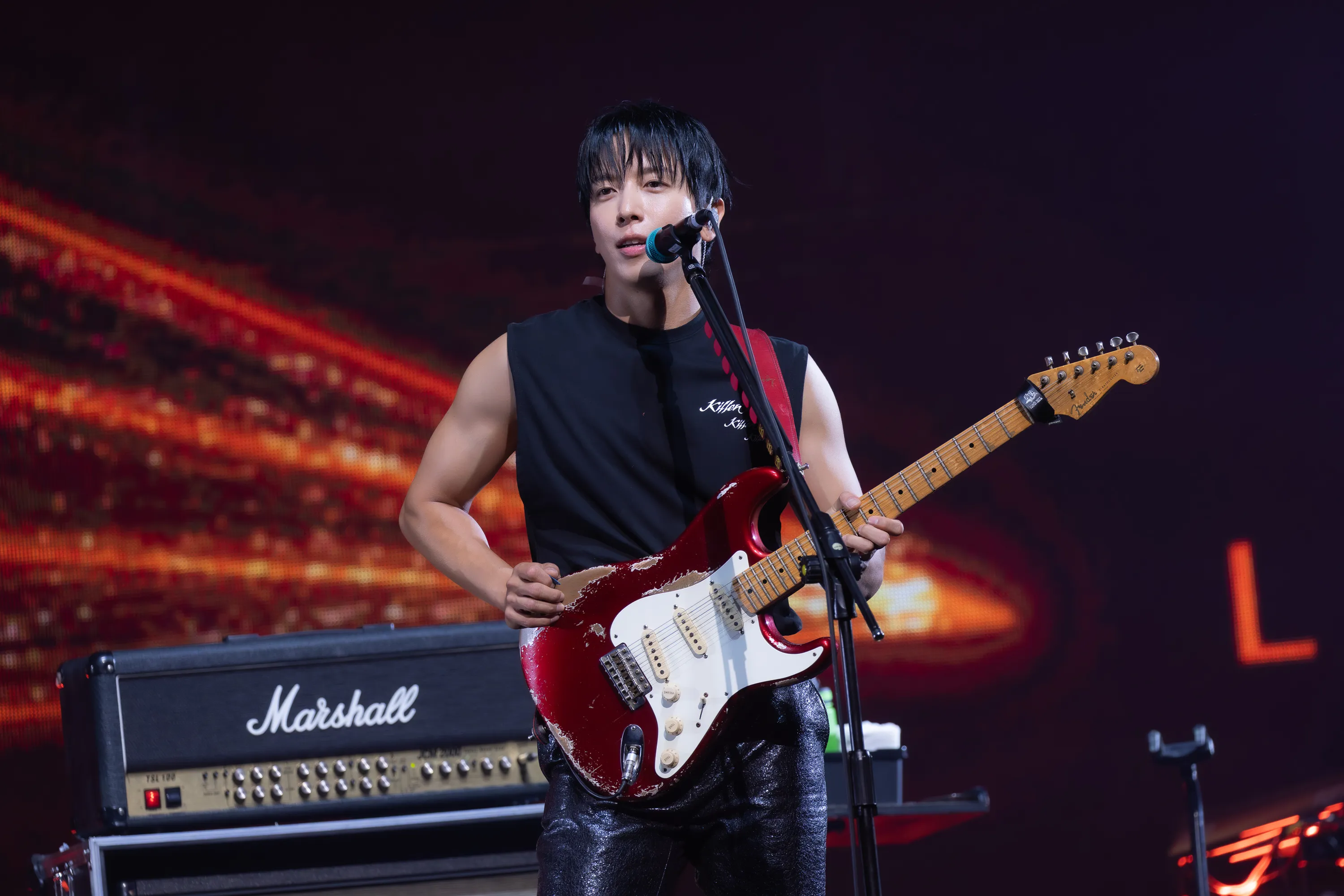 CNBLUE在高雄開唱,鄭容和被虧是「甜蜜情歌元祖」。(圖/和協整合行銷提供)
