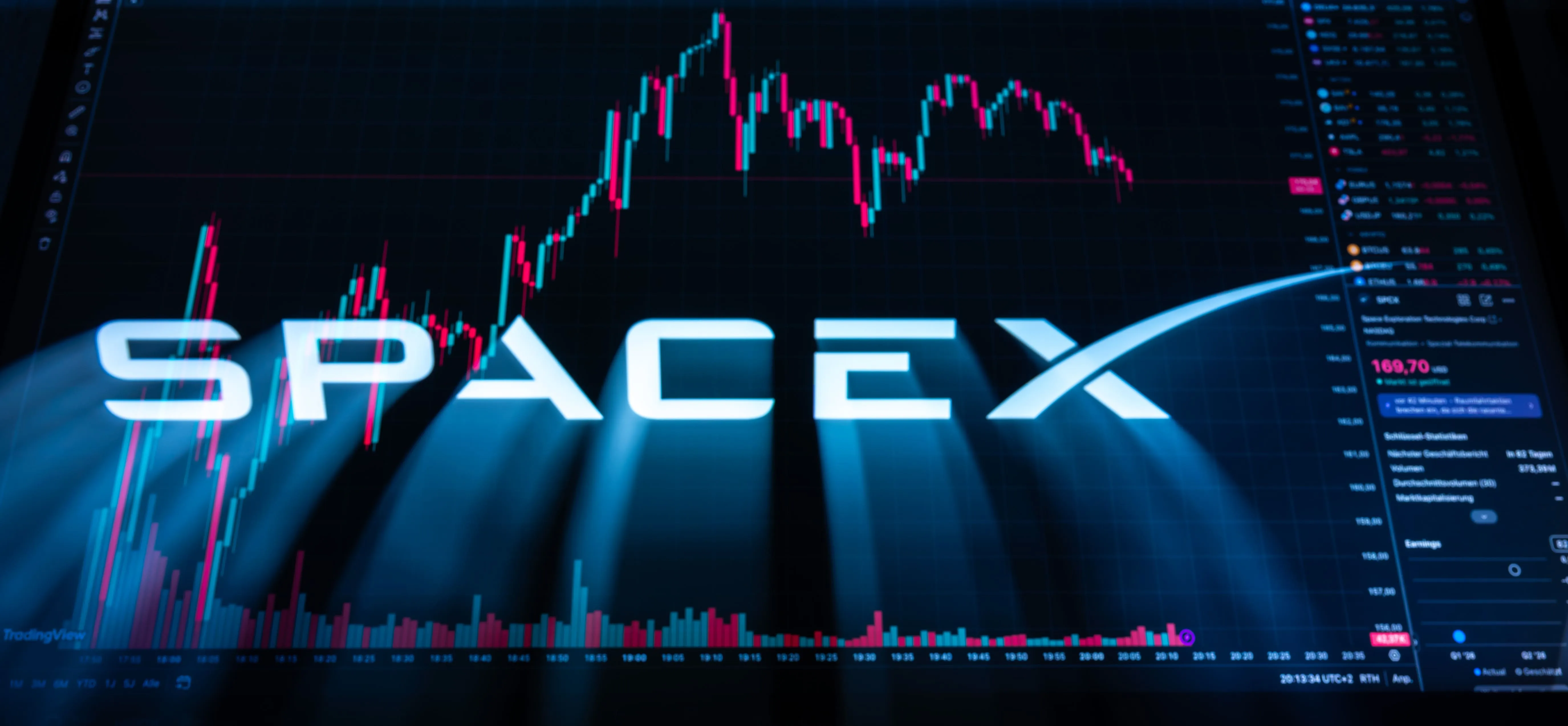 截至昨（16）日收盤，SpaceX股價上漲約5％，公司市值來到2.66兆美元，略高於亞馬遜的2.65兆美元。（圖／達志影像）