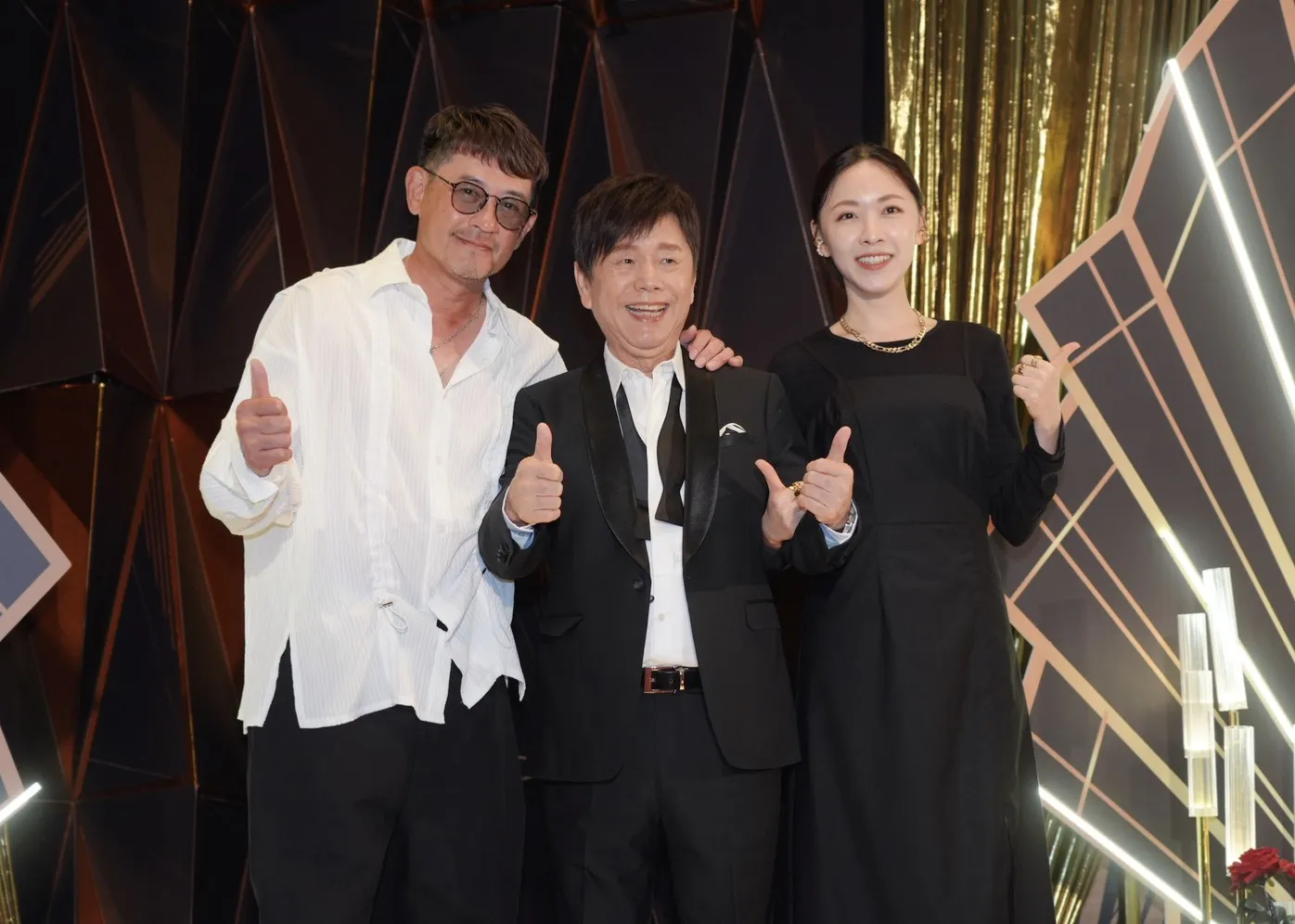 柯叔元（左起）、黃西田、林玟誼。（圖／記者陳明中攝）