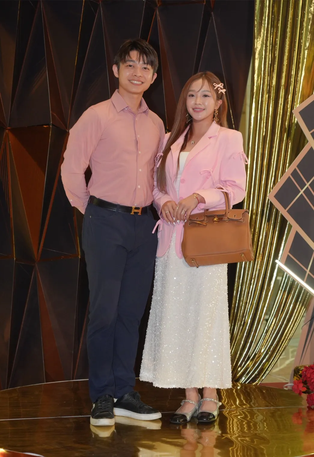 賴慧如和老公劉家銘。（圖／記者陳明中攝）