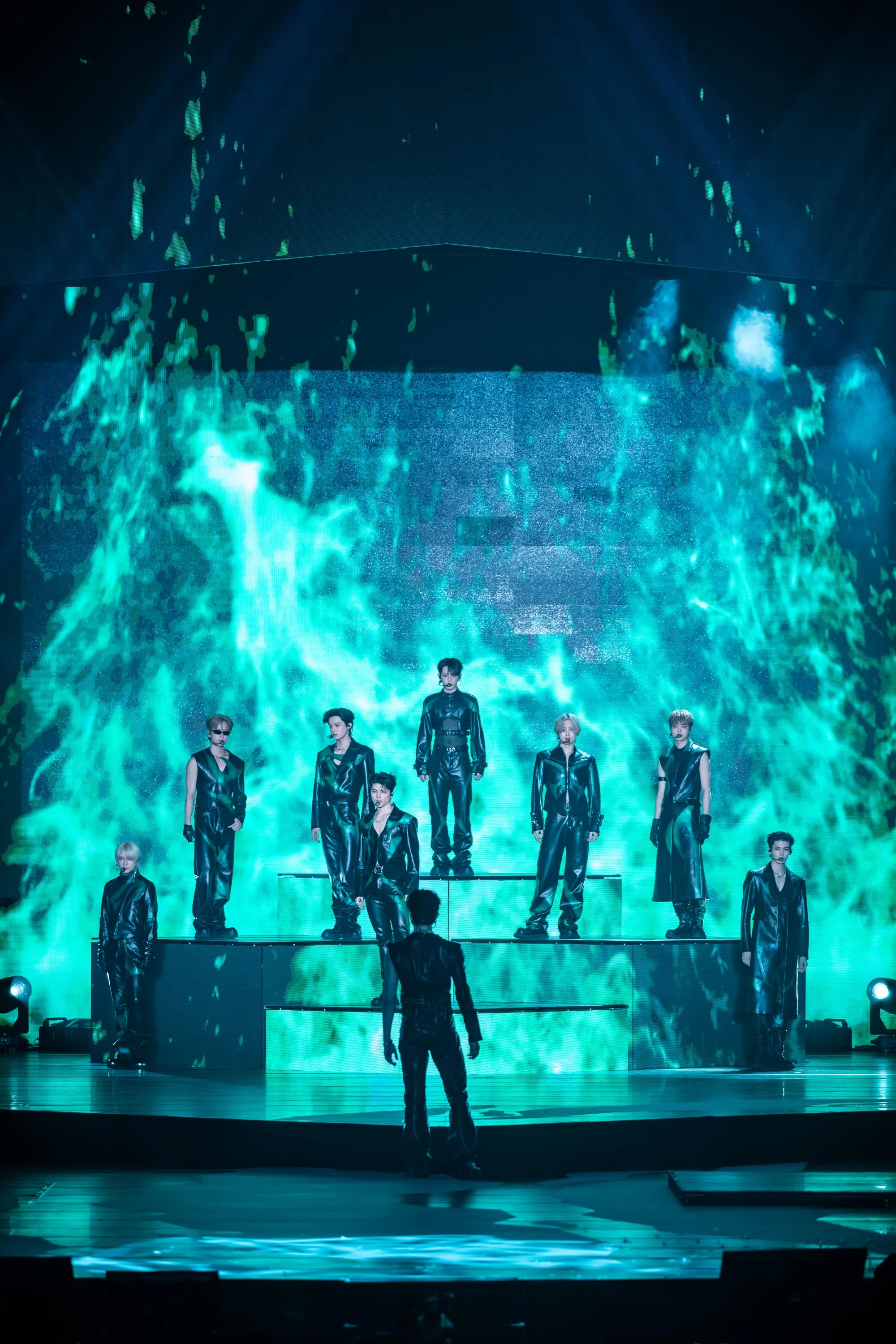 &TEAM氣勢十足的編舞掀起全場尖叫聲。（圖／KKLIVE提供）