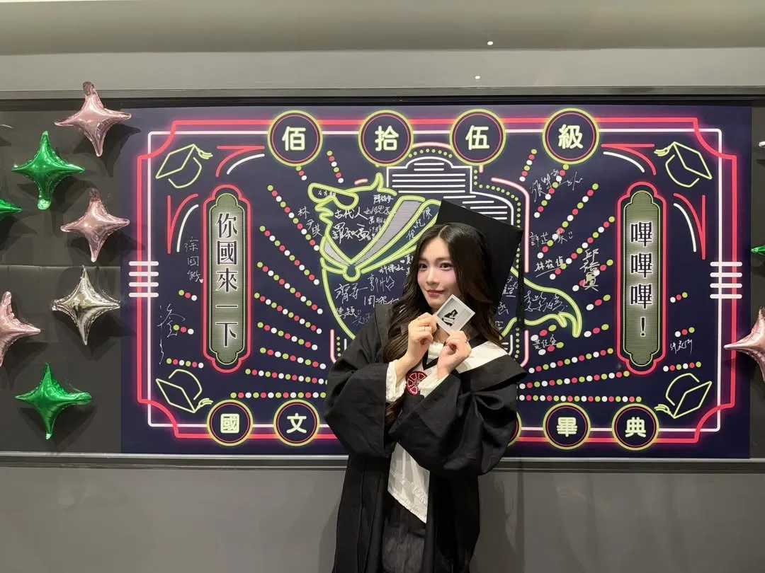 李紫嫣從師範大學國文系畢業。（圖／翻攝自李紫嫣IG）