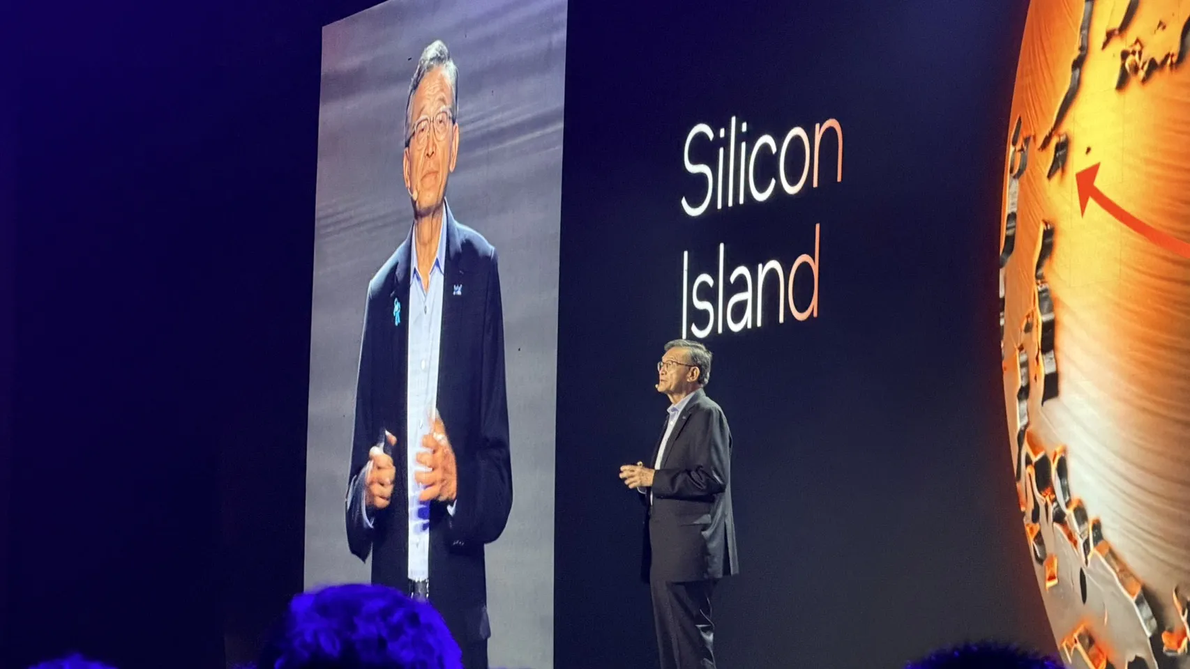 英特爾執行長陳立武登台,發表 2026 COMPUTEX 主題演講。圖/唐子晴攝