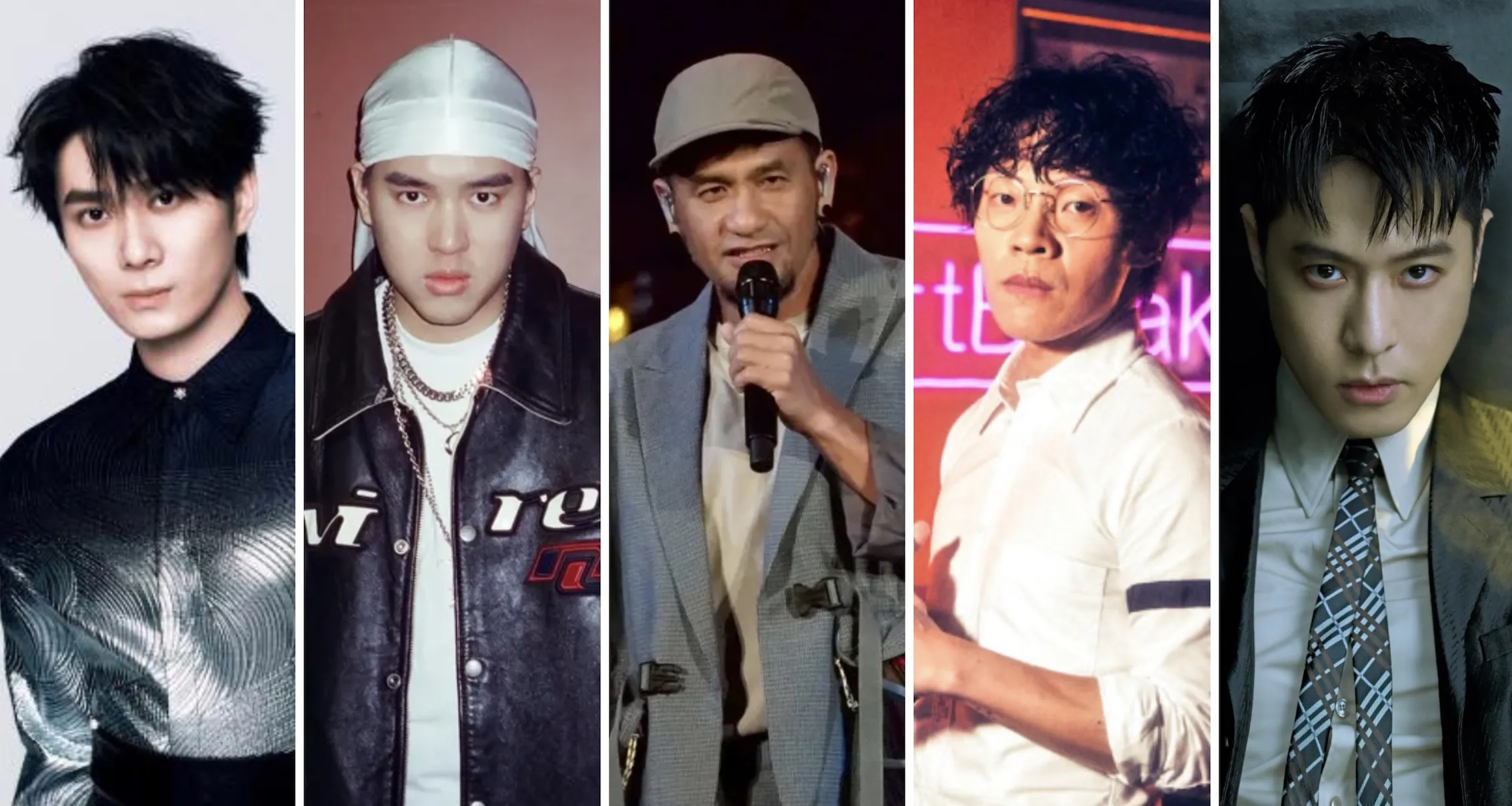 張震嶽、周湯豪、盧廣仲、Gummy B、裘德五人將於6月27日台北小巨蛋同台競逐本屆歌王寶座。（圖／資料照）