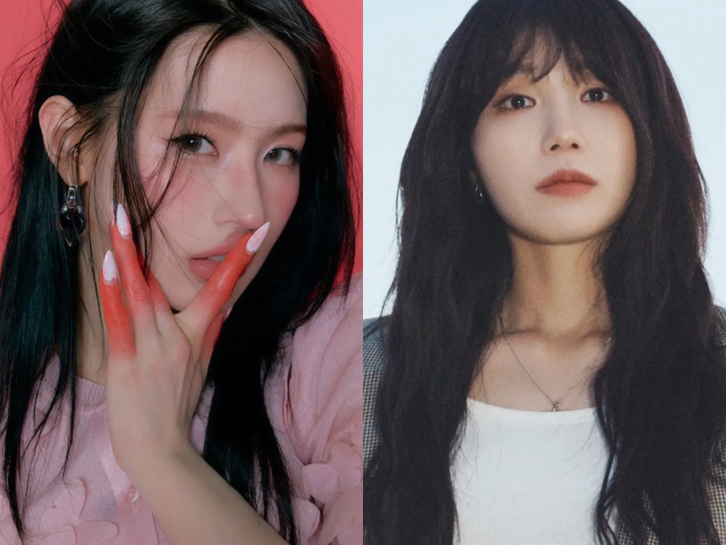 薇娟（左圖）和鄭恩地（右圖）將到高雄拼盤演出。（圖／CUBE Entertainment、BILLIONS提供）